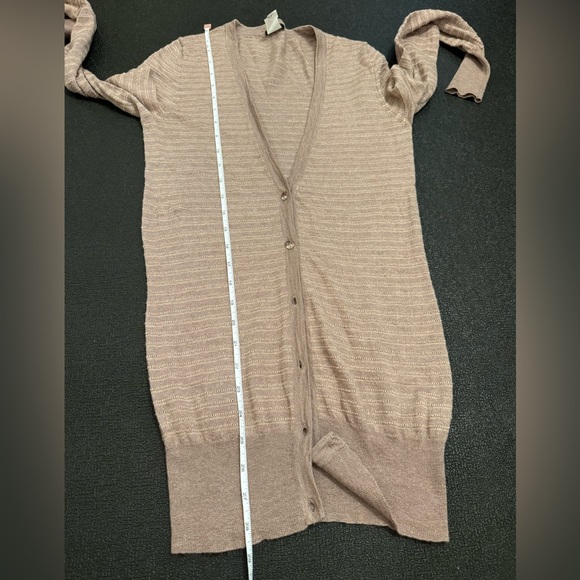J.crew Cardigan Wool Blend Camel Hair Sweater Cardigan - Picture 12 of 12